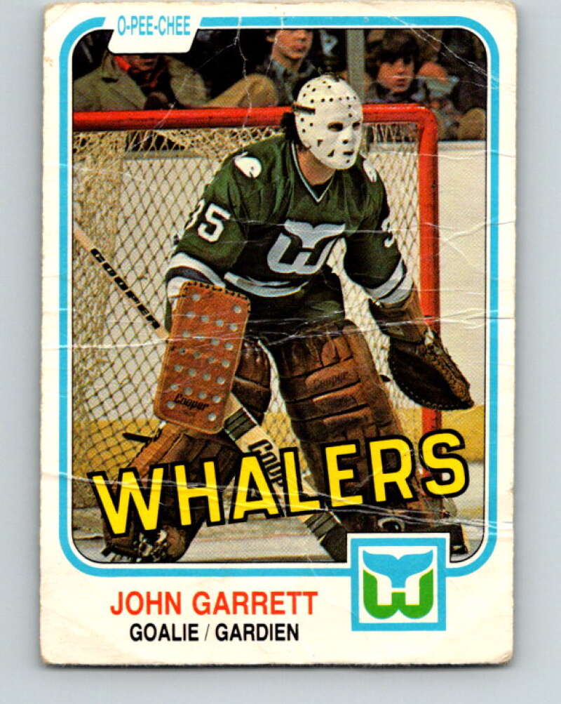 1981-82 O-Pee-Chee #137 John Garrett  Hartford Whalers  V30405