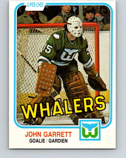 1981-82 O-Pee-Chee #137 John Garrett  Hartford Whalers  V30406