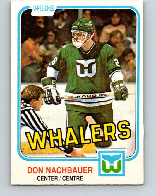 1981-82 O-Pee-Chee #138 Don Nachbaur  RC Rookie Hartford Whalers  V30410