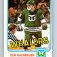 1981-82 O-Pee-Chee #138 Don Nachbaur  RC Rookie Hartford Whalers  V30413