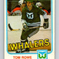 1981-82 O-Pee-Chee #139 Tom Rowe  Hartford Whalers  V30417