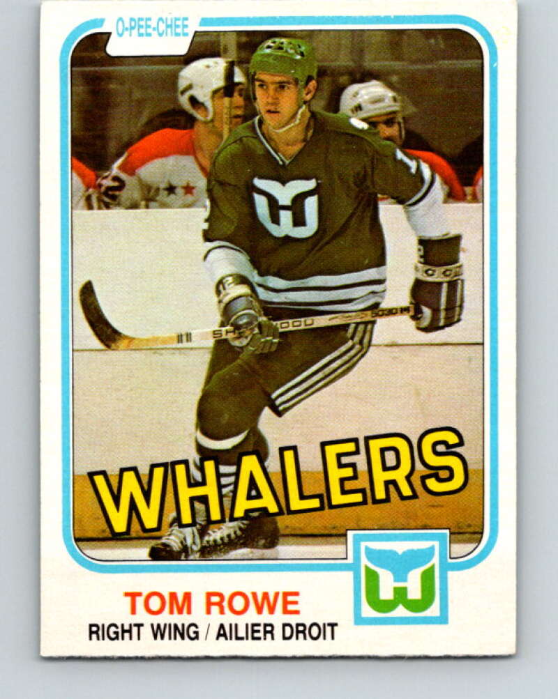 1981-82 O-Pee-Chee #139 Tom Rowe  Hartford Whalers  V30422