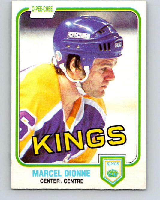 1981-82 O-Pee-Chee #141 Marcel Dionne  Los Angeles Kings  V30438