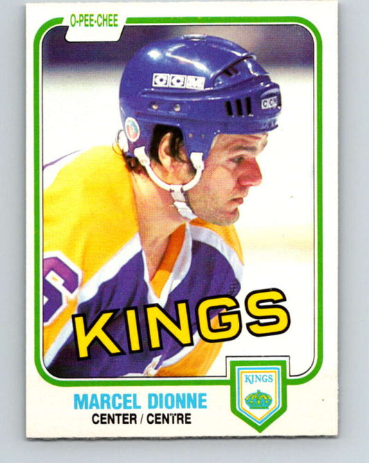 1981-82 O-Pee-Chee #141 Marcel Dionne  Los Angeles Kings  V30439