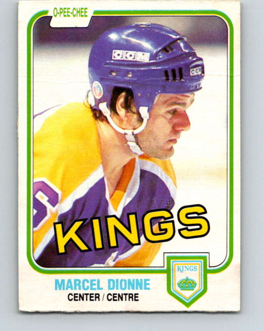 1981-82 O-Pee-Chee #141 Marcel Dionne  Los Angeles Kings  V30442