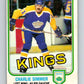 1981-82 O-Pee-Chee #142 Charlie Simmer  Los Angeles Kings  V30450