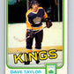 1981-82 O-Pee-Chee #143 Dave Taylor  Los Angeles Kings  V30458