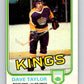 1981-82 O-Pee-Chee #143 Dave Taylor  Los Angeles Kings  V30459