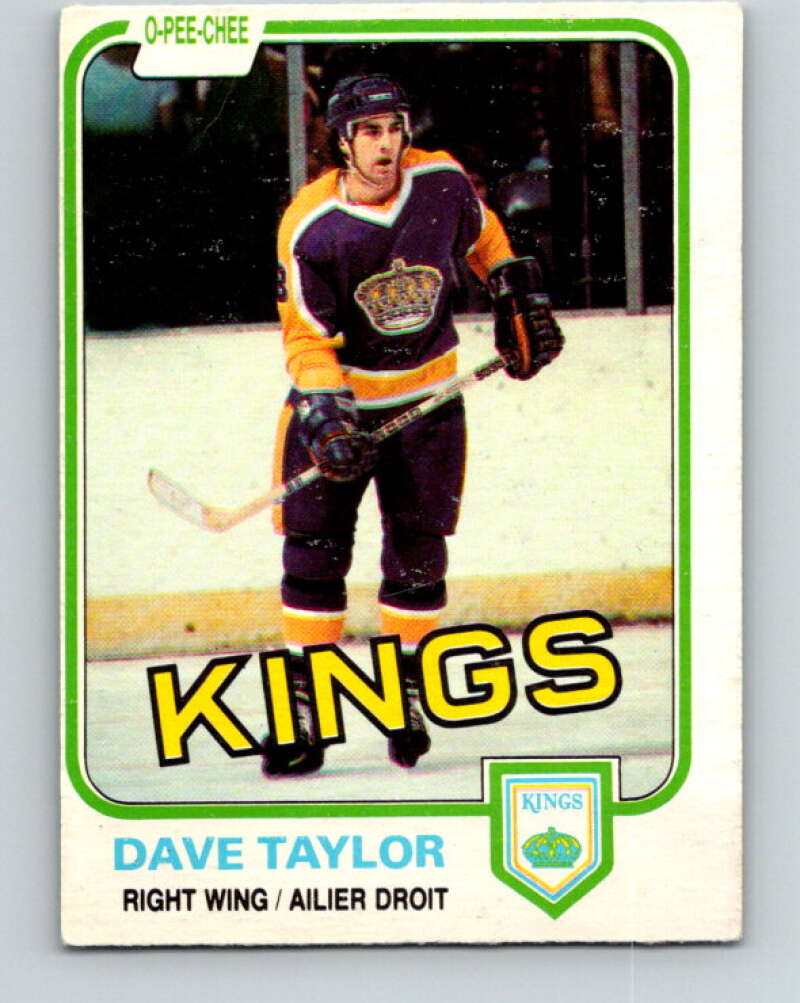 1981-82 O-Pee-Chee #143 Dave Taylor  Los Angeles Kings  V30459