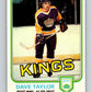 1981-82 O-Pee-Chee #143 Dave Taylor  Los Angeles Kings  V30460