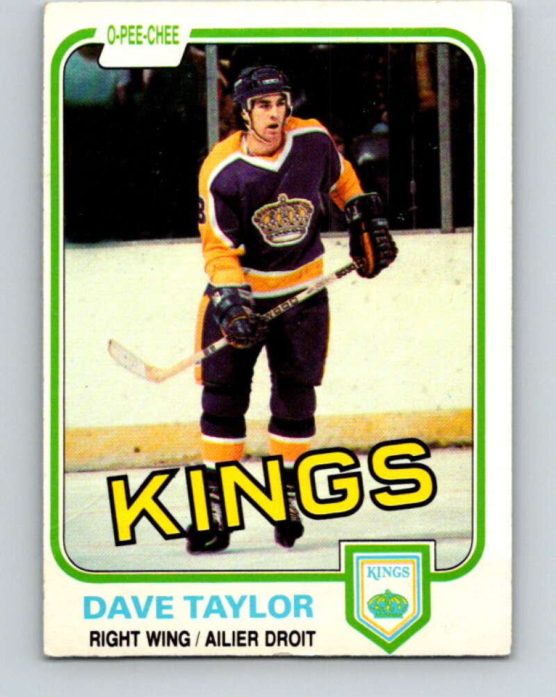 1981-82 O-Pee-Chee #143 Dave Taylor  Los Angeles Kings  V30461