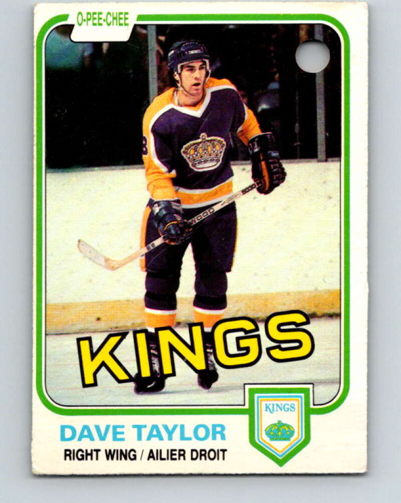 1981-82 O-Pee-Chee #143 Dave Taylor  Los Angeles Kings  V30462