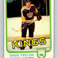 1981-82 O-Pee-Chee #143 Dave Taylor  Los Angeles Kings  V30464