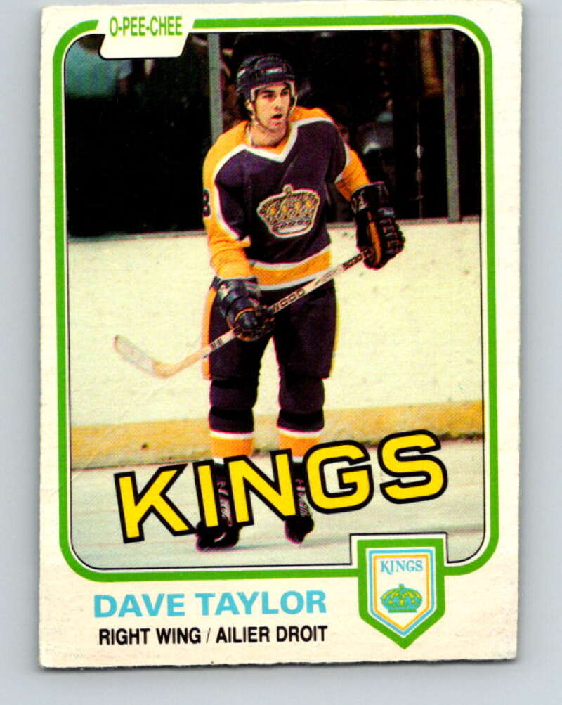 1981-82 O-Pee-Chee #143 Dave Taylor  Los Angeles Kings  V30464