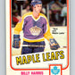 1981-82 O-Pee-Chee #144 Billy Harris  Toronto Maple Leafs  V30467