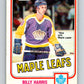 1981-82 O-Pee-Chee #144 Billy Harris  Toronto Maple Leafs  V30469