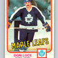 1981-82 O-Pee-Chee #147 Don Luce  Toronto Maple Leafs  V30495