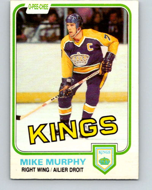 1981-82 O-Pee-Chee #149 Mike Murphy  Los Angeles Kings  V30503