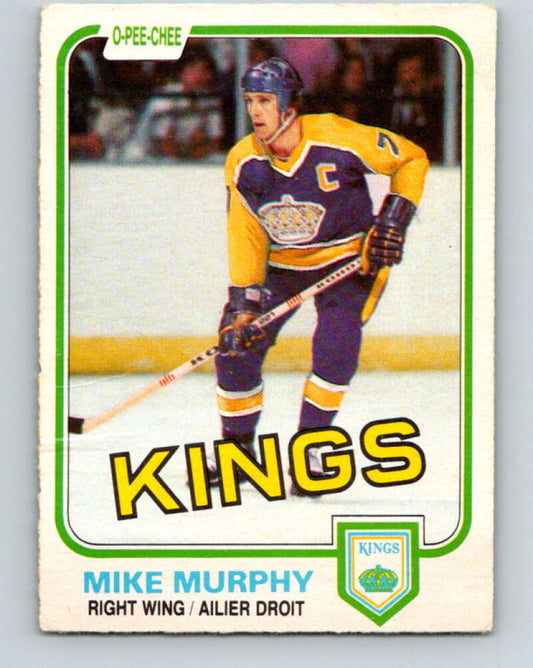1981-82 O-Pee-Chee #149 Mike Murphy  Los Angeles Kings  V30504
