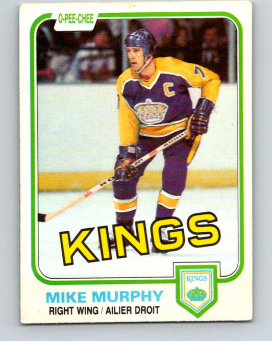 1981-82 O-Pee-Chee #149 Mike Murphy  Los Angeles Kings  V30509