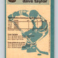 1981-82 O-Pee-Chee #152 Dave Taylor  Los Angeles Kings  V30532