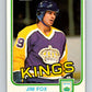 1981-82 O-Pee-Chee #153 Jim Fox  RC Rookie Los Angeles Kings  V30536