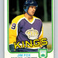 1981-82 O-Pee-Chee #153 Jim Fox  RC Rookie Los Angeles Kings  V30538