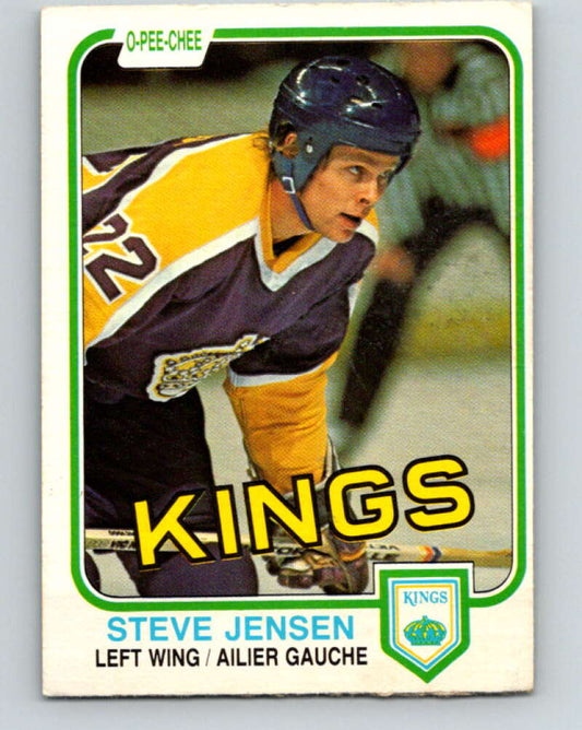 1981-82 O-Pee-Chee #154 Steve Jensen  Los Angeles Kings  V30544