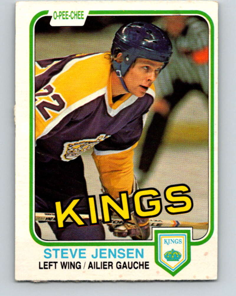 1981-82 O-Pee-Chee #154 Steve Jensen  Los Angeles Kings  V30545