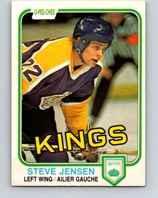 1981-82 O-Pee-Chee #154 Steve Jensen  Los Angeles Kings  V30546