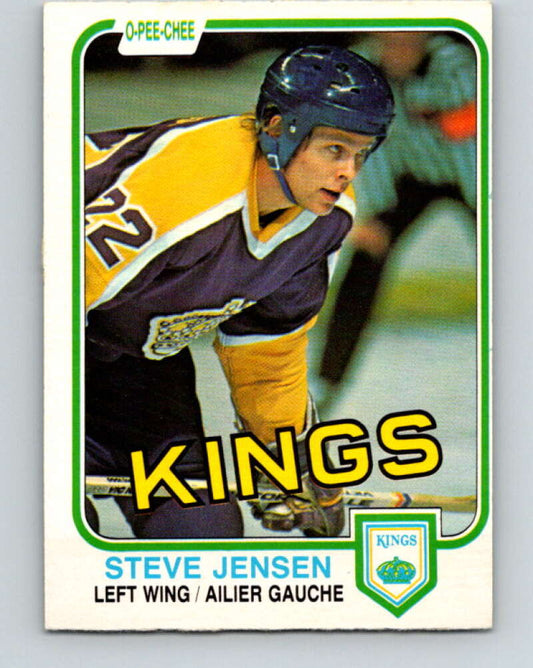 1981-82 O-Pee-Chee #154 Steve Jensen  Los Angeles Kings  V30547