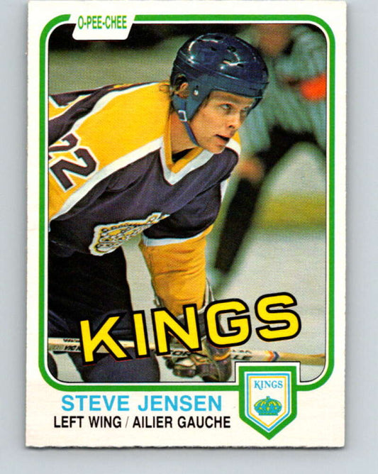1981-82 O-Pee-Chee #154 Steve Jensen  Los Angeles Kings  V30548