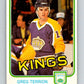 1981-82 O-Pee-Chee #155 Greg Terrion  RC Rookie Los Angeles Kings  V30549