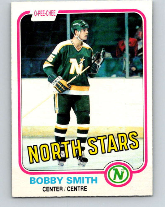 1981-82 O-Pee-Chee #157 Bobby Smith  Minnesota North Stars  V30576