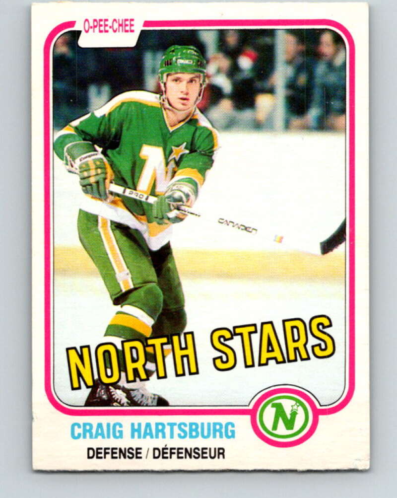 1981-82 O-Pee-Chee #162 Craig Hartsburg  Minnesota North Stars  V30605