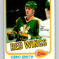 1981-82 O-Pee-Chee #168 Greg Smith  Detroit Red Wings  V30648