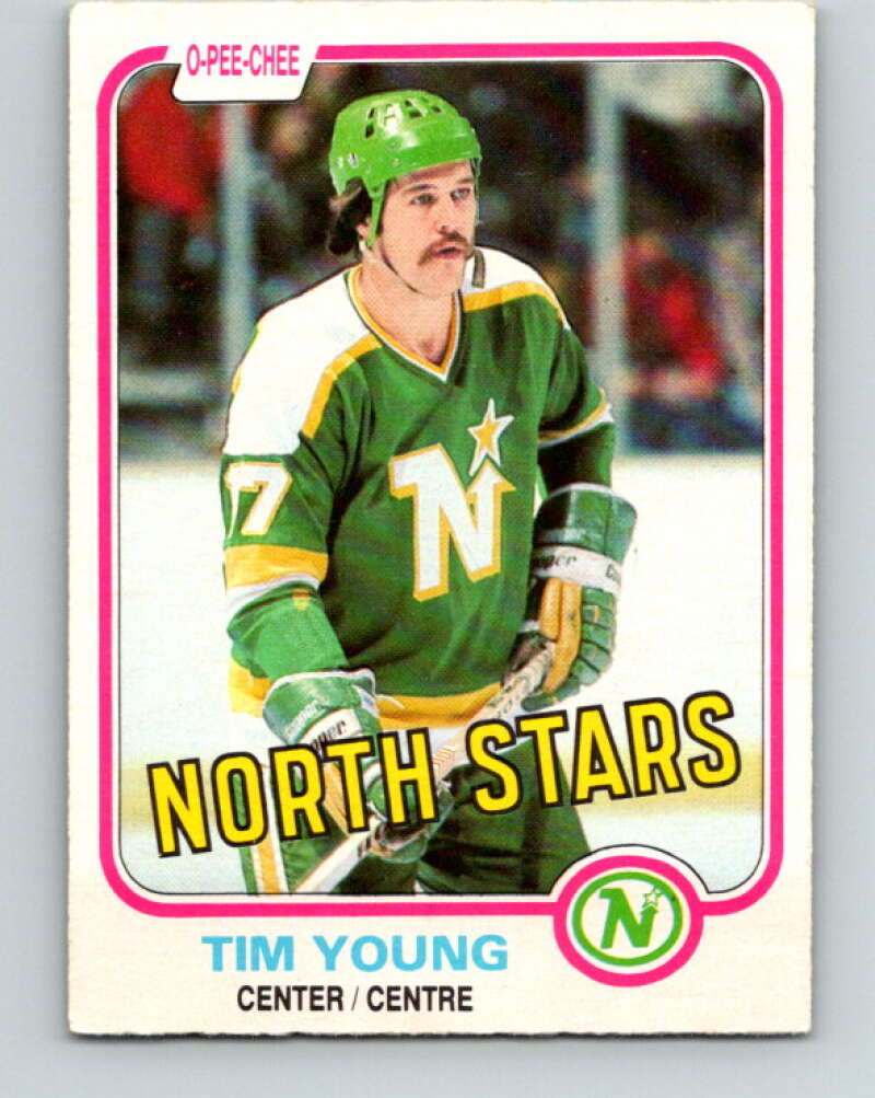 1981-82 O-Pee-Chee #169 Tim Young  Minnesota North Stars  V30661