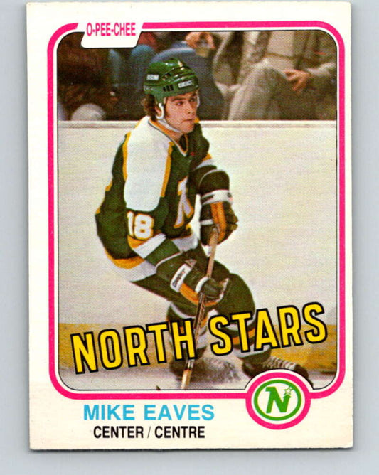 1981-82 O-Pee-Chee #171 Mike Eaves  Minnesota North Stars  V30671