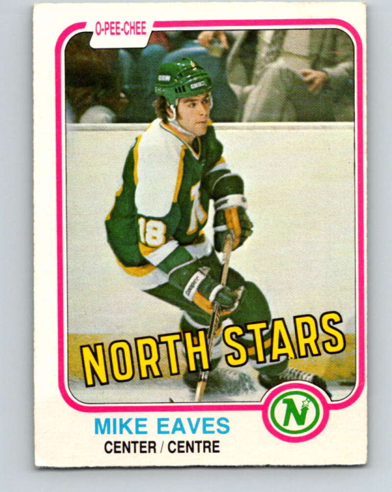 1981-82 O-Pee-Chee #171 Mike Eaves  Minnesota North Stars  V30673