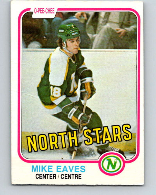 1981-82 O-Pee-Chee #171 Mike Eaves  Minnesota North Stars  V30675