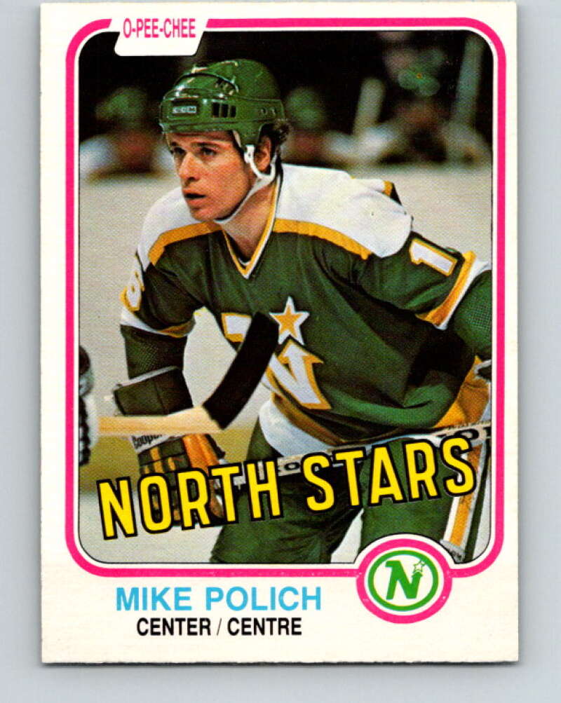 1981-82 O-Pee-Chee #172 Mike Polich  Minnesota North Stars  V30678