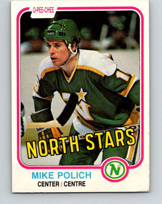 1981-82 O-Pee-Chee #172 Mike Polich  Minnesota North Stars  V30680