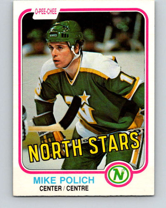 1981-82 O-Pee-Chee #172 Mike Polich  Minnesota North Stars  V30681