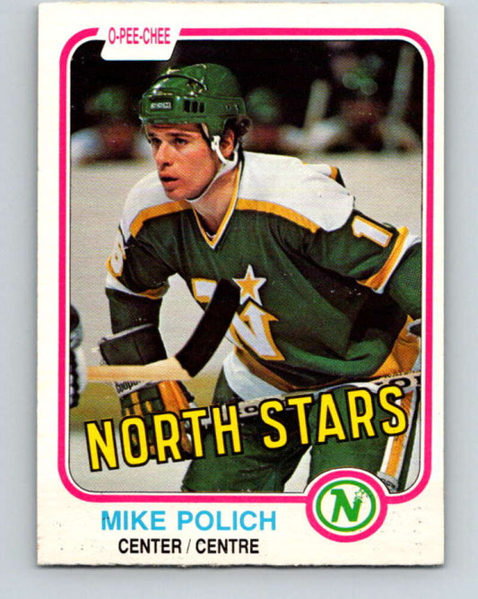 1981-82 O-Pee-Chee #172 Mike Polich  Minnesota North Stars  V30690