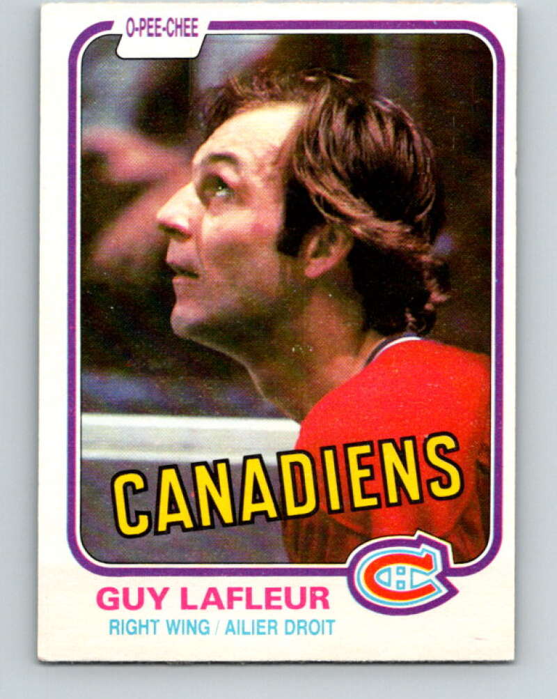 1981-82 O-Pee-Chee #177 Guy Lafleur  Montreal Canadiens  V30714