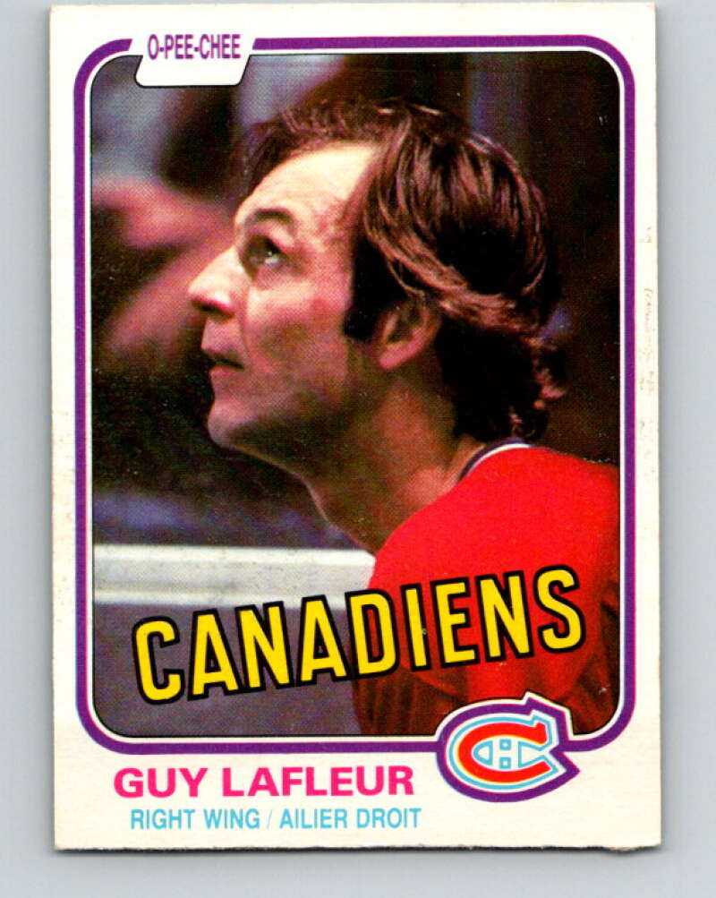 1981-82 O-Pee-Chee #177 Guy Lafleur  Montreal Canadiens  V30719