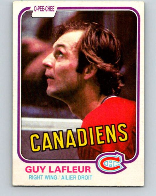 1981-82 O-Pee-Chee #177 Guy Lafleur  Montreal Canadiens  V30720