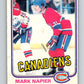 1981-82 O-Pee-Chee #178 Mark Napier  Montreal Canadiens  V30726