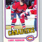 1981-82 O-Pee-Chee #179 Larry Robinson  Montreal Canadiens  V30732
