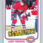 1981-82 O-Pee-Chee #179 Larry Robinson  Montreal Canadiens  V30735
